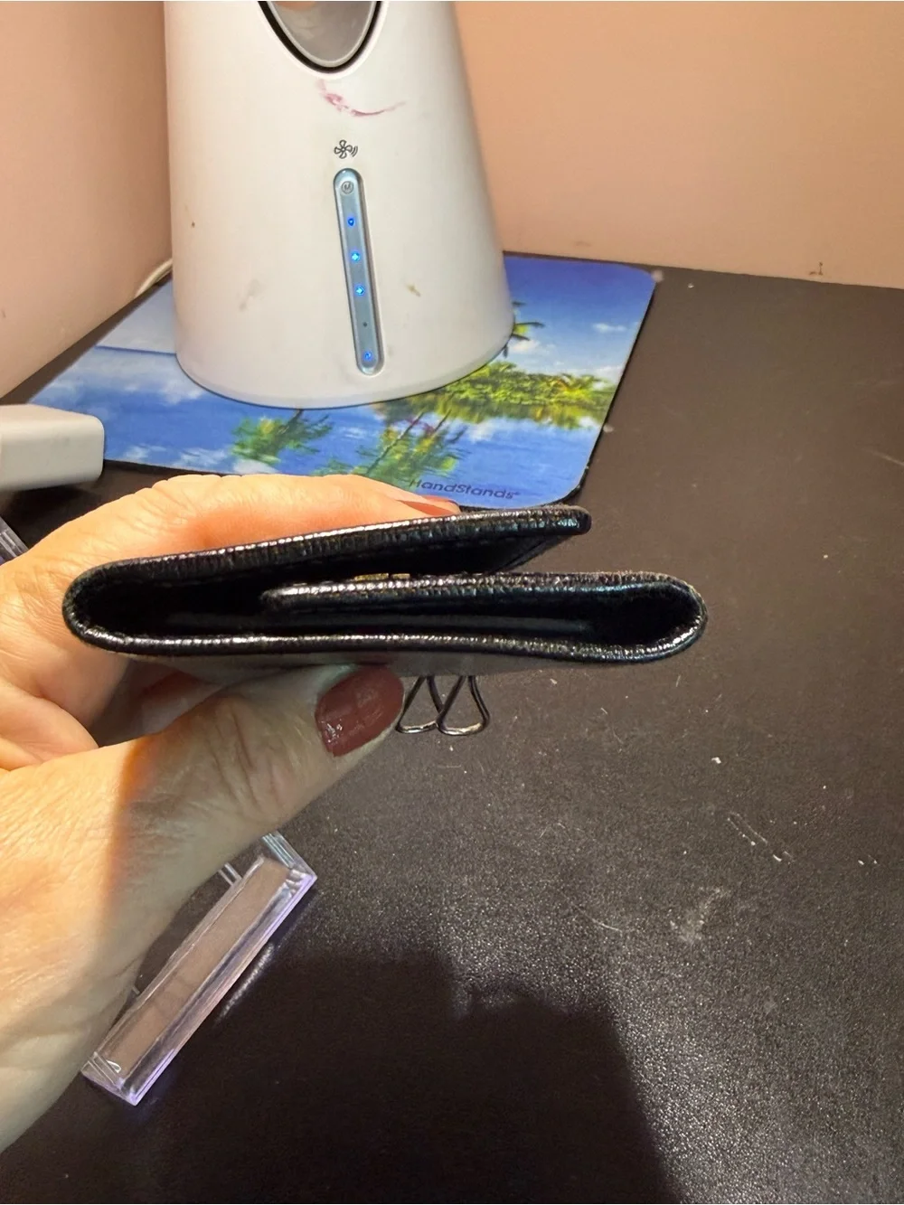 Gucci Black Leather Card/key Holder Wallet - Men Accessories